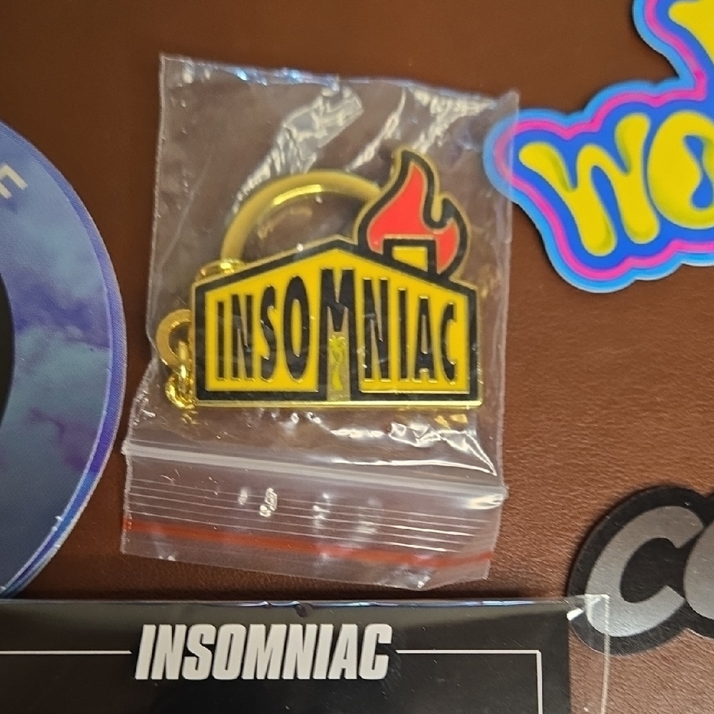 Insomniac EDC Sticker Pins And Key Chain Collection - Multicolor - Picture 12 of 14